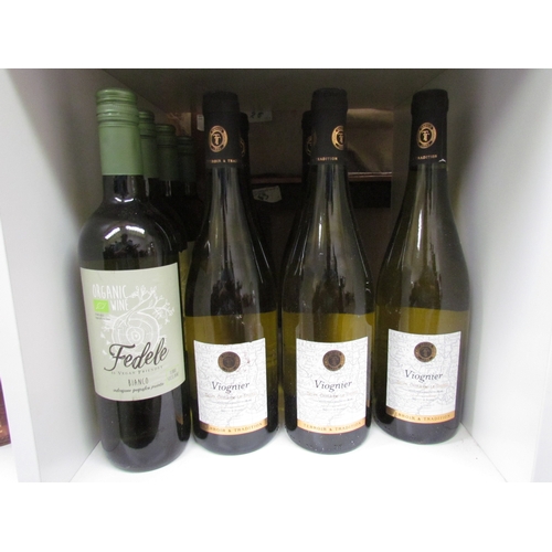 9097 - Viognier Saint-Guilhem-Le-Desert x 5, 2019 Fedele Bianco Organic Vegan Wine, Terre Sicilaine x 4 (9)