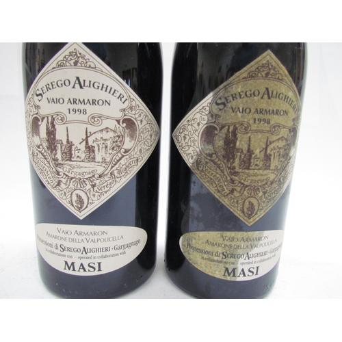 9115 - 1998 Masi Serego Alighieri Vaio Armaron, Amarone della Valpolicella Classico DOCG Italy x 2 (STET)