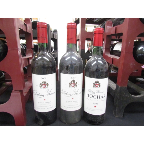 9121 - 2003 Chateau Musar 'Hochar Pere et Fils' Red, Bekaa Valley, Lebanon x 2, 2008 x 1 (3)