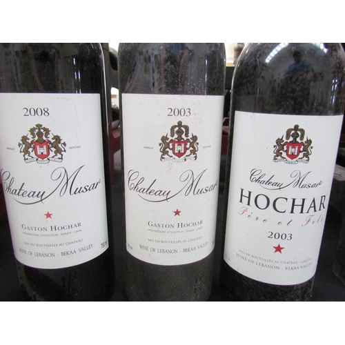 9121 - 2003 Chateau Musar 'Hochar Pere et Fils' Red, Bekaa Valley, Lebanon x 2, 2008 x 1 (3)