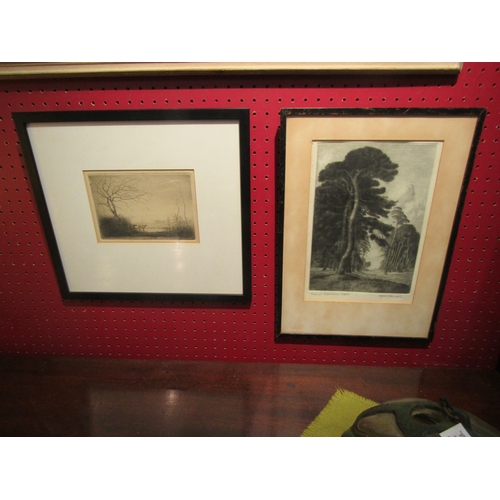 4032 - ALFRED RICHARD BLUNDELL (1883-1968): A framed and glazed etching 