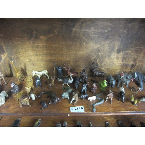 2119 - A quantity of mixed lead animals