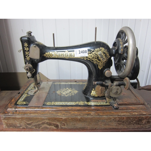 2408 - A Singer sewing machine