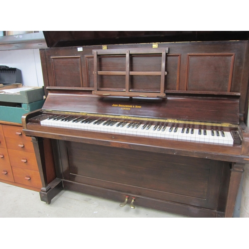 2424 - An upright 'John Broadwood' piano   (C)