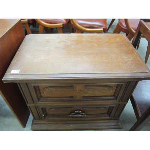 2428 - A two drawer bedside chest