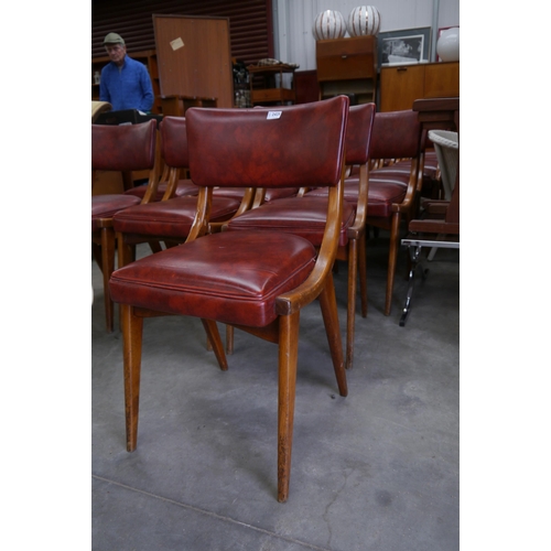 2425 - 25 beech framed Ben chairs for reupholstery   (R) £350