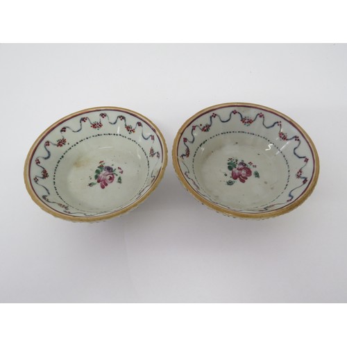 6032 - Oriental dishes and bowls including lobed dish, largest 21cm diameter