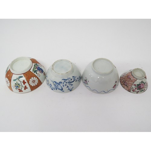 6031A - 19th Century Oriental tea bowls and saucers