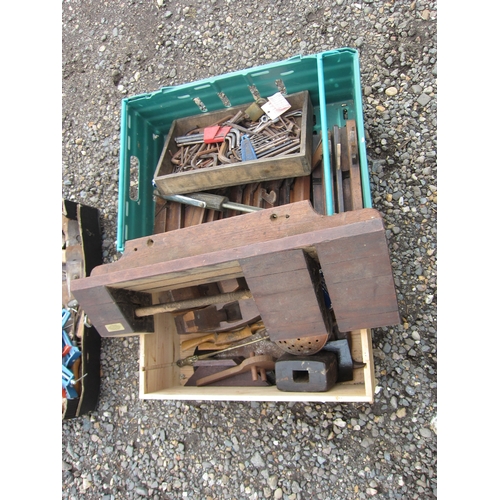 3608 - Two boxes of mixed tools