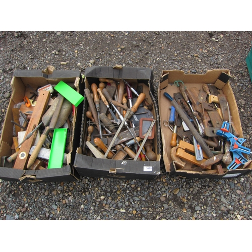 3609 - Three boxes of mixed tools