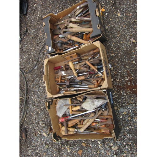 3613 - Three boxes of mixed tools