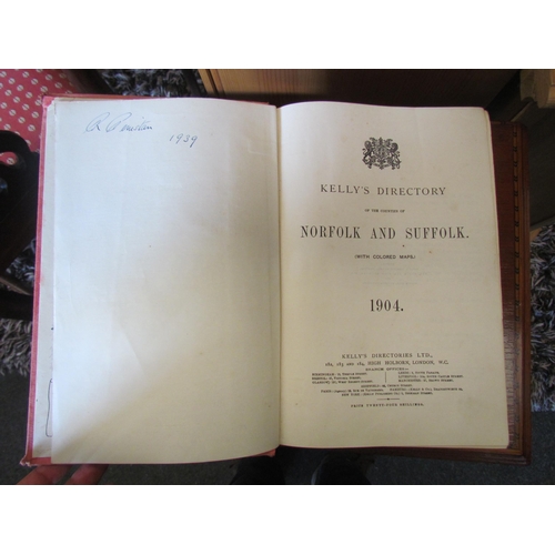 1229 - Kelly's Directory of Norfolk & Suffolk, 1904, two folding maps as called for