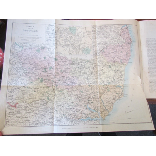 1229 - Kelly's Directory of Norfolk & Suffolk, 1904, two folding maps as called for