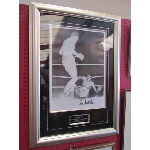 1259 - A black and white image depicting Henry Cooper, British Heavyweight Champion, 3rd May 1934 - 1st May... 