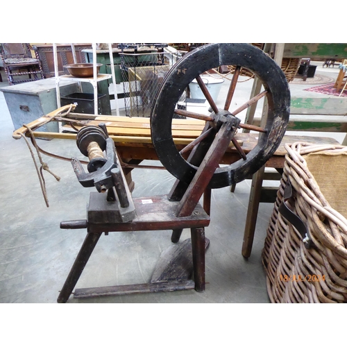 2022 - A 19th Century provincial spinning machine