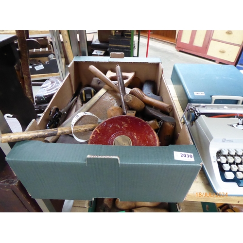 2030 - A box of bygone tools