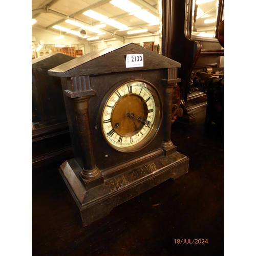 2130 - An Edwardian mantel clock