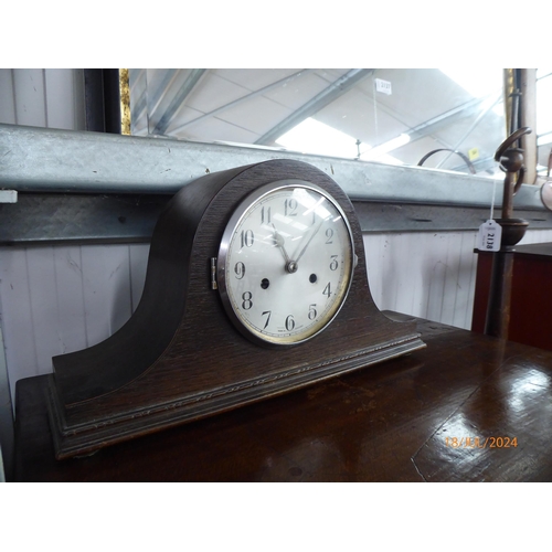 2133 - Two overmantel clocks