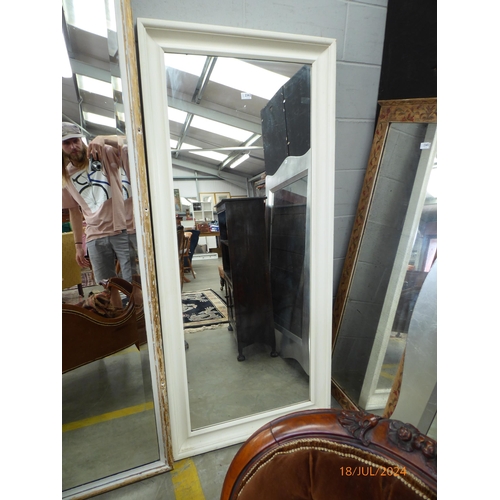 2362 - A painted full height dress mirror     (Reoffer)