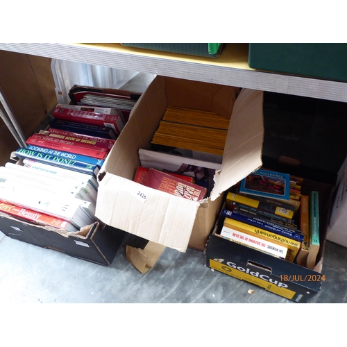 2426 - Four boxes of books