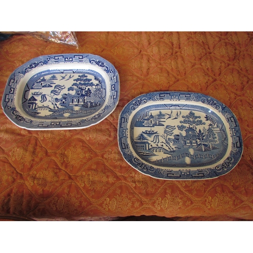 1302 - A pair of Victorian stone china 