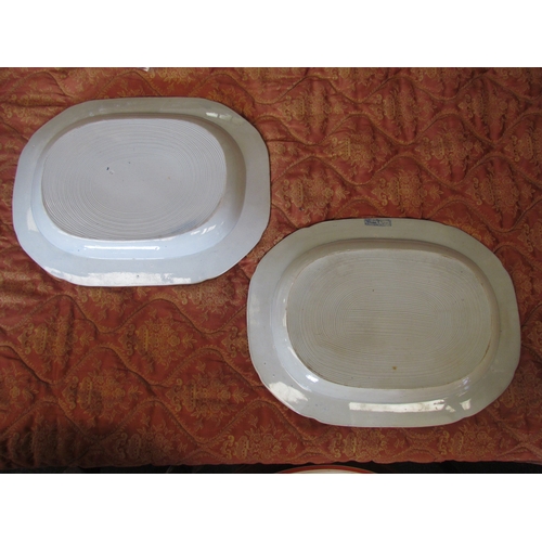 1302 - A pair of Victorian stone china 