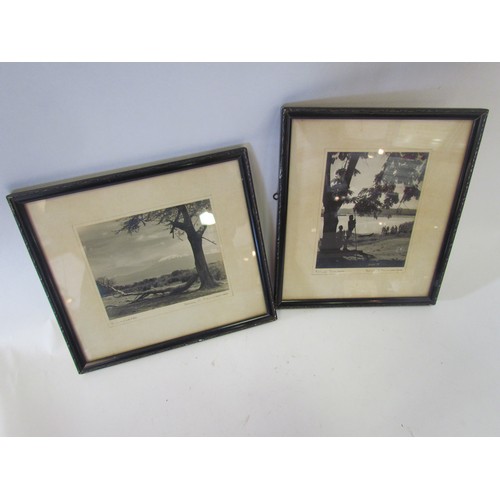 1397 - Two Arthur Firmin black and white pencil signed and titled photographs, 