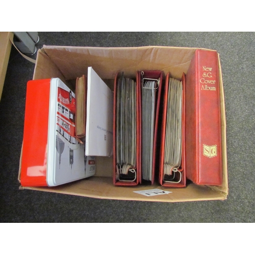 1625 - A box of first day covers and stamps