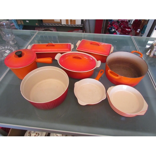 1646 - A quantity of vintage Le Creuset kitchen ware