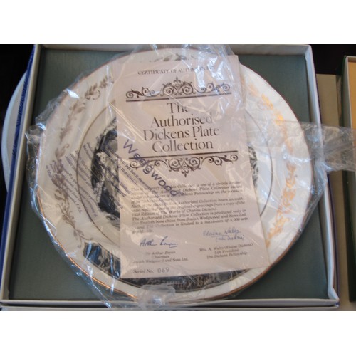 1062 - Six boxed commemorative plates, most limited edition, with paperwork. Includes Wedgwood 