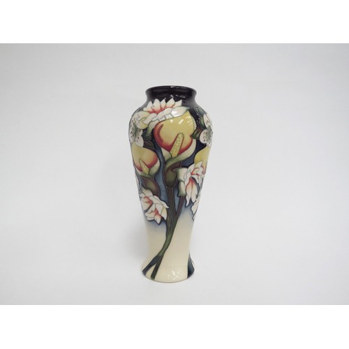 6641 - A Moorcroft Royal Wedding pattern vase, designed by Nicola Slaney, 21cm tall