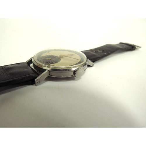 6718 - An Omega gents wristwatch, 15 jewel movement numbered 9845661, Acier Inoxydable case, scratches and ... 