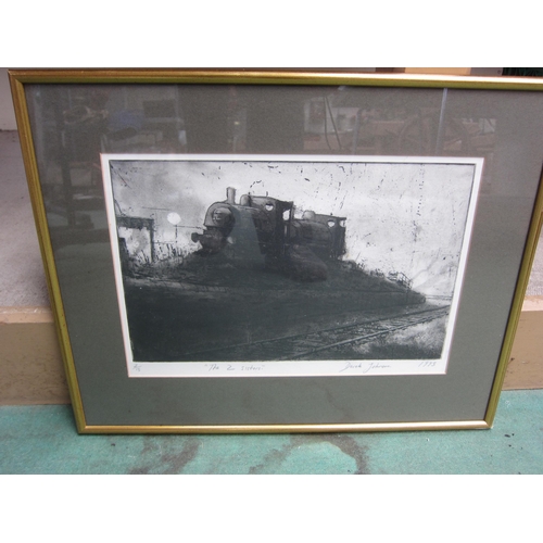 4095 - DEREK JOHNSON (XX) A framed and glazed etching, 'The 2 sisters'. Pencil signed and no. 2/15, dated 1... 