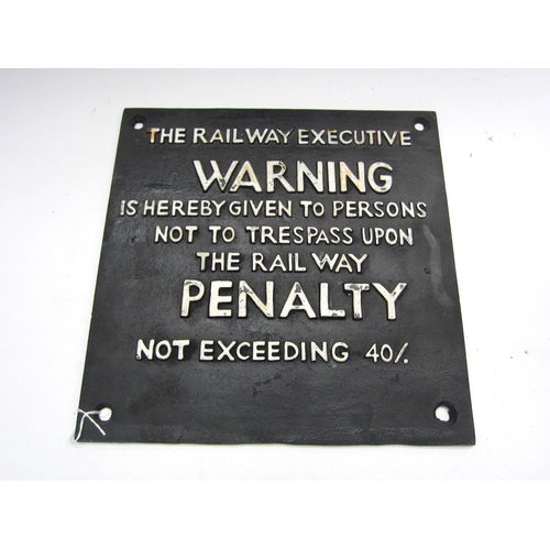 4508 - A reproduction cast sign - 