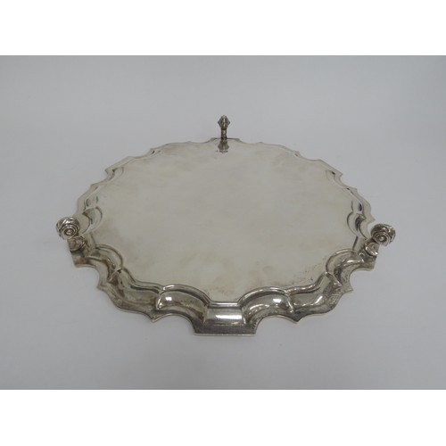 6692 - A silver salver presented to L.R. Evison in appreciation of his service as Honorary Secretary of Whi... 