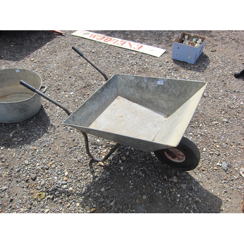 3561 - A galvanised wheelbarrow