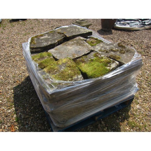 3598 - A  pallet of weathered stone