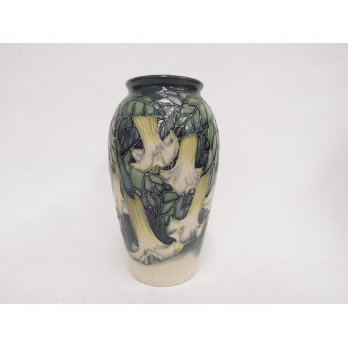 6667 - A Moorcroft Pottery vase, Angel’s Trumpet pattern, designed by Anji Davenport for the Moorcroft Coll... 