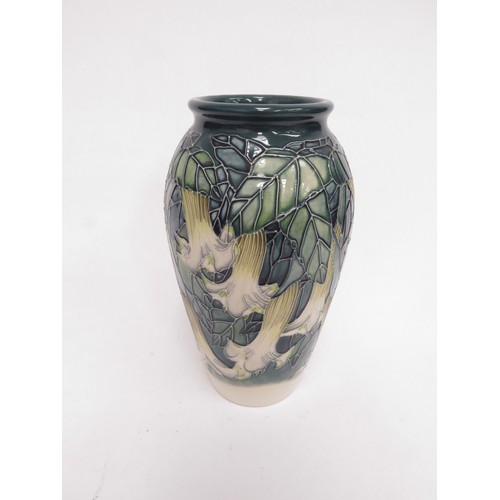 6667 - A Moorcroft Pottery vase, Angel’s Trumpet pattern, designed by Anji Davenport for the Moorcroft Coll... 