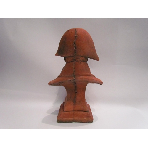 4060 - A composite terracotta bust of Napoleon Bonaparte. 36cm high