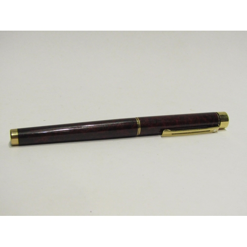 4414 - A Sheaffer fountain pen, nib marked 14k, cased