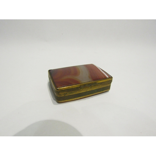 4425 - A banded agate box