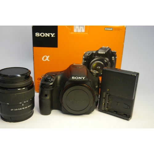 7025 - A Sony Alpha A58 DSLR with 18-55mm lens