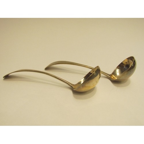 4451 - Two Gibson & Co. Ltd. silver ladles, Sheffield 1935