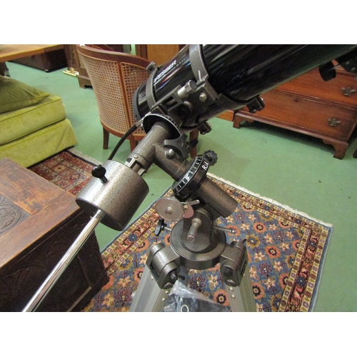 4195 - A Bresser Exclusive Line telescope on tripod stand