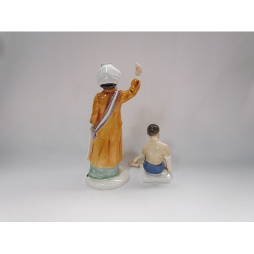 4315 - A Royal Doulton 'Votes for Women' HN 2816 figurine together with another 'Treasure Island' HN2243 (2... 