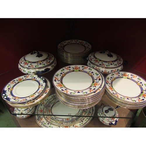 4365 - A collection of Whieldon Ware Imari pallete dinner ware