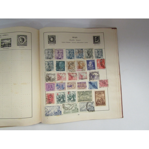 4344 - The Strand stamp Album with contents of world stamps early to mid 20th Century