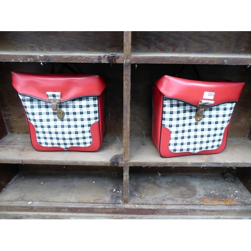 2055 - A pair of 1950's French bike panniers