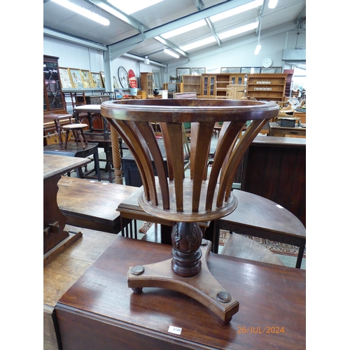 2179 - An Eastern hardwood planter jardinere stand